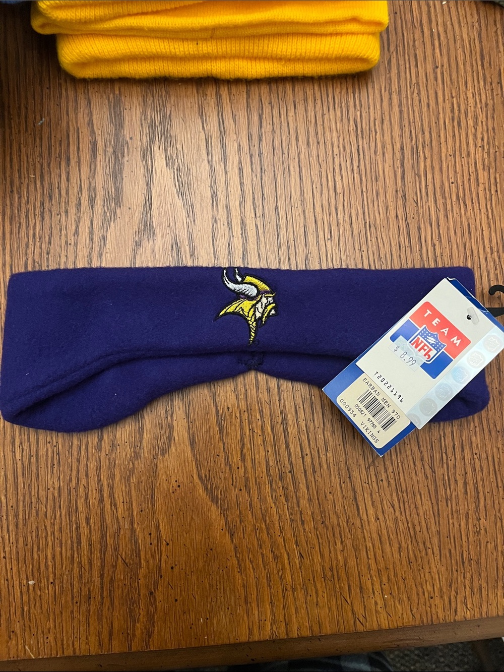 Vintage NFL Minnesota Vikings Purple Fleece Headband Ear Band